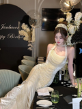 Gorgeous Off Shoulder Mermaid Pearls Chic Wedding Dresses Birthday Outfits, HZ0319