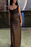 Gorgeous One Shoulder Mermaid Long Formal Party Dress with Split HZ0319