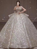 Gorgeous Sweetheart A-Line Wedding Dress Birthday Ball Gown HZ0319