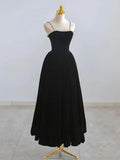 Retro Burgundy Beaded Spaghetti Strap Design A-line Velvet Party Dress Homecoming Dress HZ0319