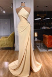 Simple Elegant Sleeveless Long Evening HZ0319