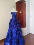 Charming Prom Dress Strapless Tiered Cocktail Dress Evening Dress Gala Dress HZ0319