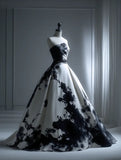 Charming Ball Gown Strapless Prom Dresses Evening Gala Gown Quinceanera Dress HZ0319