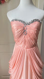 Elegant Prom Dress Sweetheart Pleated Formal Dresses Evening Dress Gala Gown HZ0319