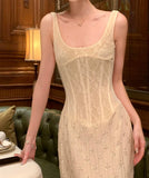 Elegant Prom Dress Spaghetti Straps Beading Gala Gown Party Outfits School Evening Dress HZ0319