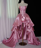 Beauty Prom Dress Sweetheart Beading Pleated Evening Dresses Birthday Party Outfits Gala Gown HZ0319
