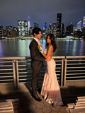 Pink Straps Backless Mermaid Long Prom Dress Graduation Dress HZ0319