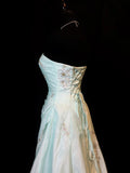 90s Retro Prom Dress Strapless Pleated Formal Gown Evening Dress 18th Birthday Outfits HZ0319