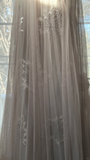 Vintage Light Purple Applique Design Romantic Chiffon Evening Dress Prom Dress HZ0319