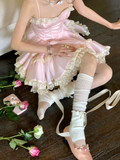 Cute Pink Sweetheart Princess Style Tiered A-Line Design Spaghetti Strap Short 18th Birthday Party Dress Homecoming Dress HZ0319