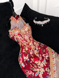 Gorgeous Sparkling Beaded Sequin Mermaid Design Exquisite Embroidery Evening Dress Prom Dresses HZ0319