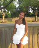 White Sweetheart A-Line Short Party Dress Homecoming Dress HZ0319