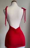 Sexy Red Straps Sheath Backless Short Party Dresses Homecoming Dresses, HZ0319