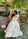White Straps A-Line Long Party Dress Lovely Birthday Outfits, HZ0319