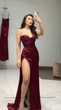 Sage Green Straps Sheath Long Formal Prom Dress Simple Occasion Dress, HZ0319