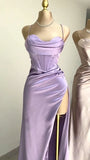 Sage Green Straps Sheath Long Formal Prom Dress Simple Occasion Dress, HZ0319
