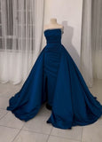 Dark Teal Strapless Sheath Beading Gorgeous Gala Dress Evening Gown, HZ0319