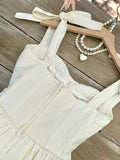 Cute Straps Square Neckline Pleated Short Prom Dress Homecoming Dress Quinceanera Dress HZ0319