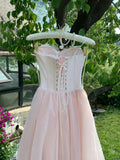 Pretty A Line Spaghetti Straps Flower Long Dress Birthday Outfits Sweet 16 Homecoming Dress HZ0319