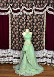Elegant Halter Embroidery Fold Ruffle Floor Length Evening Dress Gala Dress Quinceanera Prom Dress HZ0319
