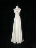 Elegant Spaghetti Straps Crystal Pleated Prom Dress Evening Dress Gala Dress HZ0319