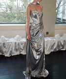 Charming Sweeheart Neckline Pleated Floor Length Promm Dress Evening Dress Wedding Dress HZ0319