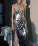 Charming Sweeheart Neckline Pleated Floor Length Promm Dress Evening Dress Wedding Dress HZ0319