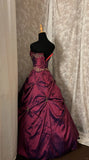Elegant Ball Gown Sweetheart Appliques Prom Dress Evening Dress Gala Dress HZ0319