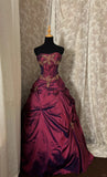 Elegant Ball Gown Sweetheart Appliques Prom Dress Evening Dress Gala Dress HZ0319