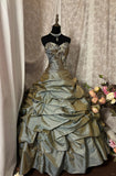 Elegant Prom Dress Sweetheart Pleated Flower Gala Dress Evening Dress Ball Gown HZ0319