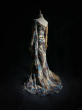 Enigmatic Prom Dress Asymmetrical Sleeve Vintage Sequin Gala Dress Evening Dress Customized Dress HZ0319