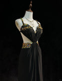 Sexy Prom Dress Spaghetti Straps Sequins Backless Gala Dress Evening Dress Customized Dress HZ0319