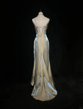 Elegant Prom Dress Spaghetti Straps Beading Pleated Gala Dress Evening Dress Customized Dress HZ0319