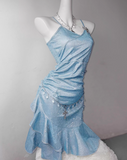 Charming Homecoming Dress Tight Spaghetti Straps Short Prom Dress Party Dress Cocktail Dress Mermaid Dress HZ0319