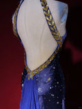 Sexy Prom Dress Halter Crystal Gala Dress Evening Dress Prom Gown Business Dinner Dress HZ0319