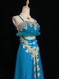 Pretty Prom Dress Spaghetti Straps Floor Length Gala Dress Evening Dress Business Dinner Dress HZ0319