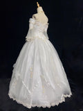 Elegant Wedding Dress Sweetheart Neck Pearl Gala Dress Evening Dress Birthday Outfits Ball Gown HZ0319