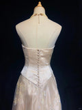 Sweet Prom Dress Sweetheart Pleated Flower Prom Dress Evening Dress Gala Dress Business Dinner Dress HZ0319