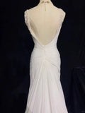 Elegant Prom Dress White Pleated Crystal Prom Gown Evening Dress Gala Dress Business Dinner Dress HZ0319