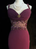 Gorgeous Prom Dress Spaghetti Straps Pleated Train Prom Gown Evening Dress Gala Dress Business Dinner Dress HZ0319