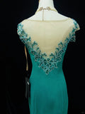Elegant Prom Dress Crew Neck Rhinestone Mermaid Prom Gown Gala Dress Business Dinner Dress Evening Dress HZ0319