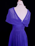 Beauty Prom Dress A Line Spaghetti Straps Pleated Prom Gown Business Dinner Dress Evening Dress Gala Dress HZ0319