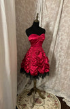 Charming Homecoming Dress Sweetheart Pleated Tulle Short Prom Gown Evening Dress Party Dress Cocktail Dress HZ0319