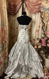 Beauty Prom Dress Sweetheart Crystal Pleated Prom Gown Evening Gala Dress Business Dinner Dress HZ0319