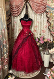 Charming Prom Dress Spaghetti Straps Ball Gown Evening Dress Birthday Party Dress HZ0319