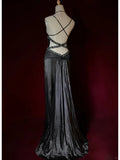 Gorgeous Prom Dress Spaghetti Straps Backless Prom Gown Evening Dress Gala Dress Business Dinner Dress HZ0319