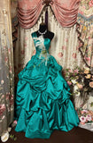 Stunning Prom Dress One Shoulder Pleated Ball Gown Evening Dress Dancing Dress Sweet 16 Dress HZ0319