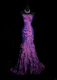 Gorgeous Prom Dress Strapless Pleated Mermaid Prom Gown Evening Dress Gala Dress HZ0319