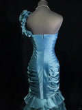 Gorgeous Prom Dress One Shoulder Pleated Prom Gown Evening Dress Gala Dress HZ0319