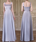 Pretty Bridesmaid Dress A Line Spaghetti Straps Prom Gown Dress Bridesmaid Dress HZ0319